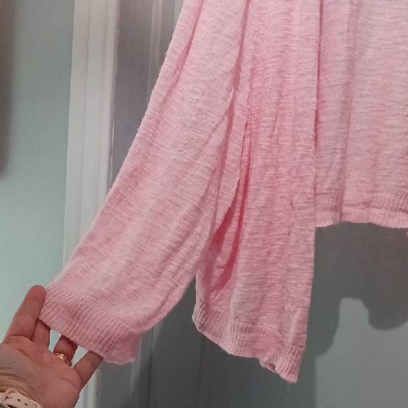 Torrid Soft Pink Women's Cardigan - Picture 4 of 5